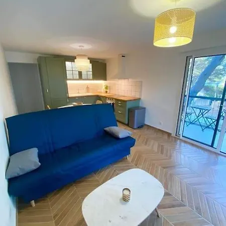 T2 Avec Clim Et Terrasse Vue Mer, Les Sablettes La Seyne-sur-Mer Exterior photo